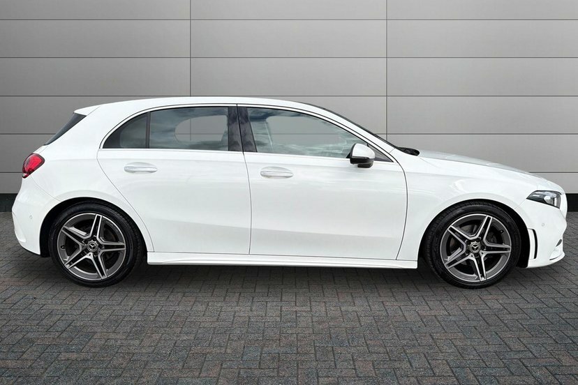 Mercedes-Benz A Class A200d Amg Line Premium Plus OV19XYE White #3