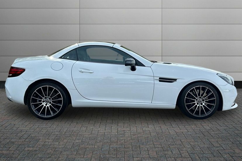 Mercedes-Benz SLC Slc200 Amg Line Convertible White #3