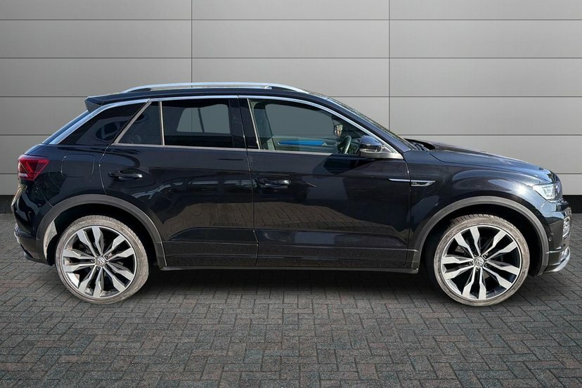 Volkswagen T-Roc 1.5 Tsi Gpf Evo R-line Suv 150 EA20XCC Black #4