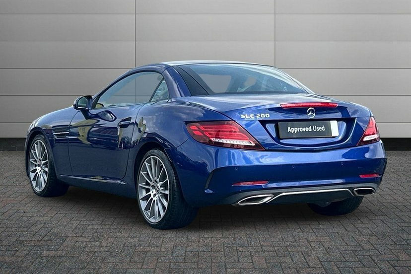 Mercedes-Benz SLC 2.0 Slc200 Amg Line Convertible G-troni Blue #2