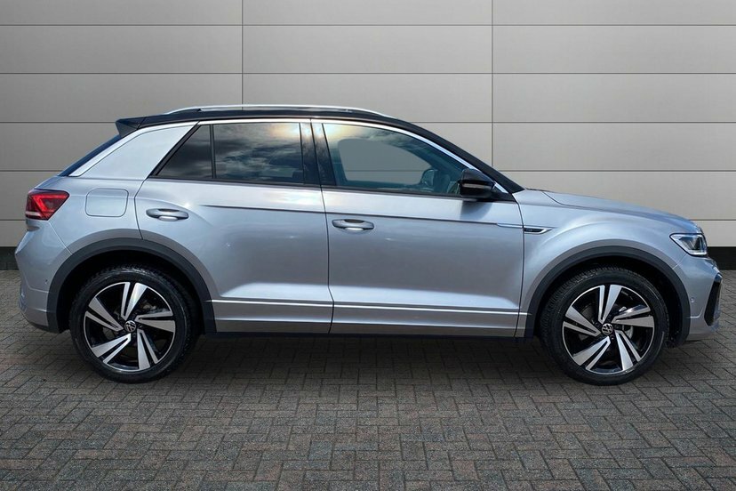 Volkswagen T-Roc 1.5 Tsi R-line Suv 150 Ps Silver #4