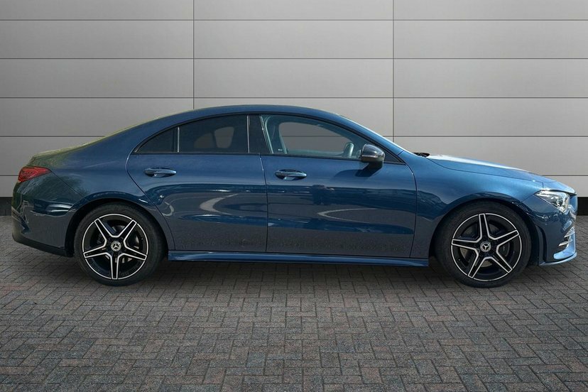 Mercedes-Benz CLA Class Cla220d Amg Line Executive Coupe Blue #3