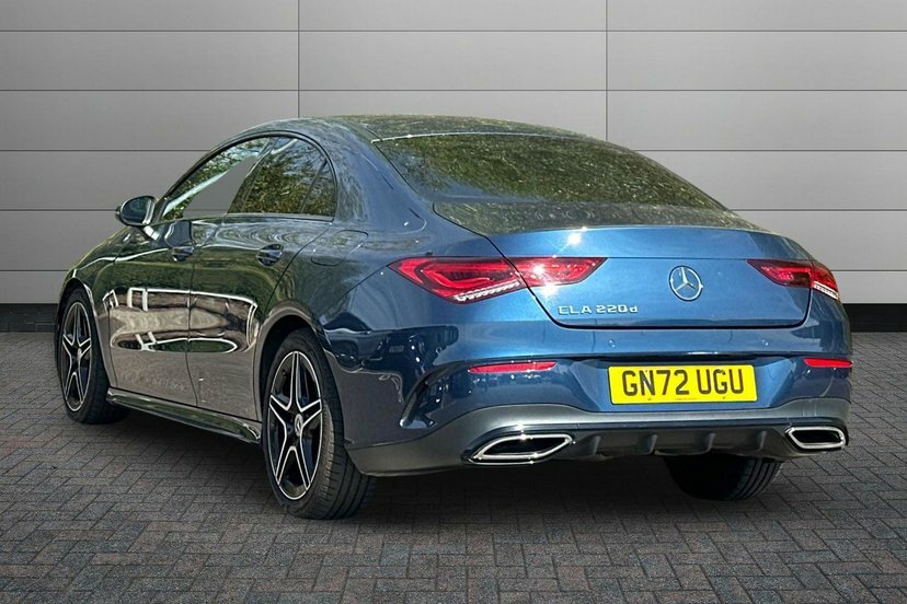 Mercedes-Benz CLA Class Cla220d Amg Line Executive Coupe Blue #2