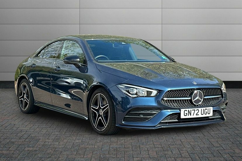 Mercedes-Benz CLA Class Cla220d Amg Line Executive Coupe Blue