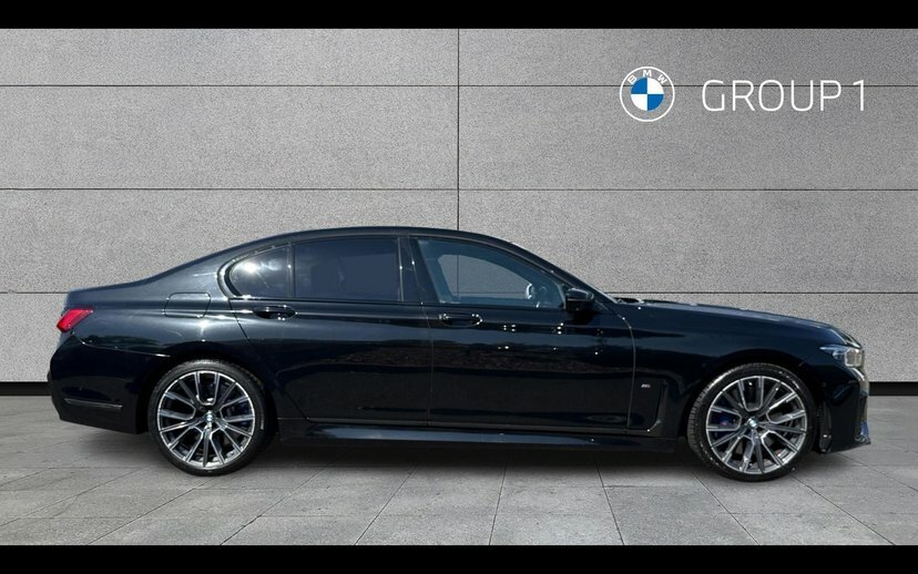 BMW 7 Series 740D Xdrive M Sport Saloon Black #3