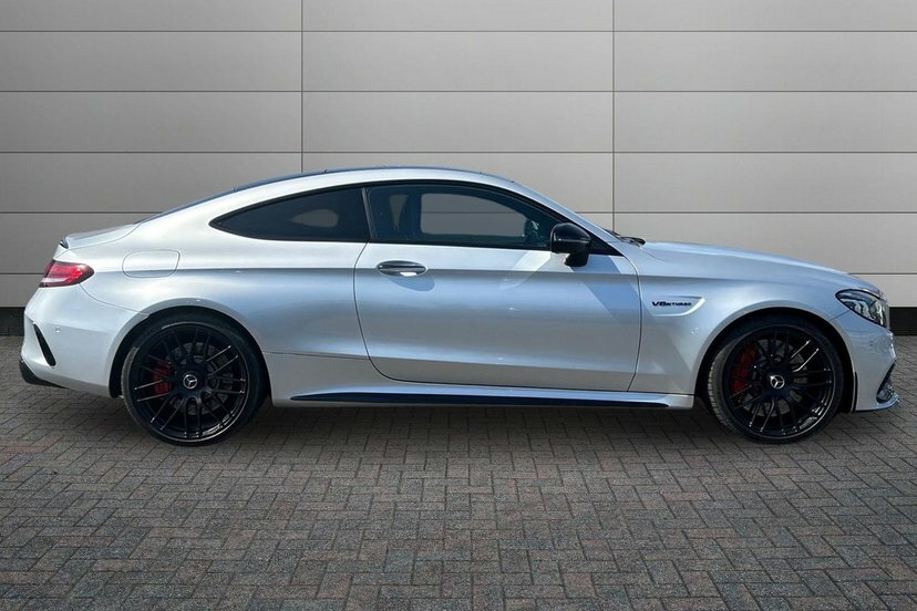 Mercedes-Benz C Class 4.0 C63 V8 Biturbo Amg S Premium Plus Coupe Silver #3