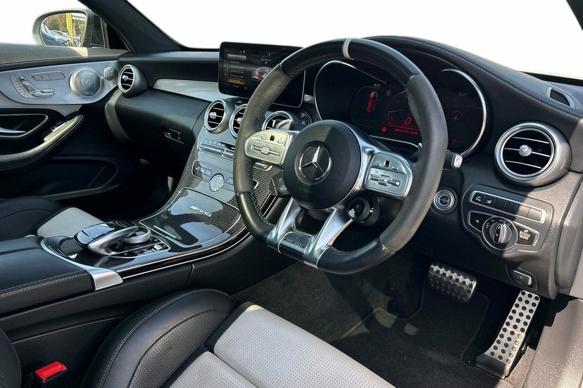 Mercedes-Benz C Class 4.0 C63 V8 Biturbo Amg S Premium Plus Coupe Silver #5