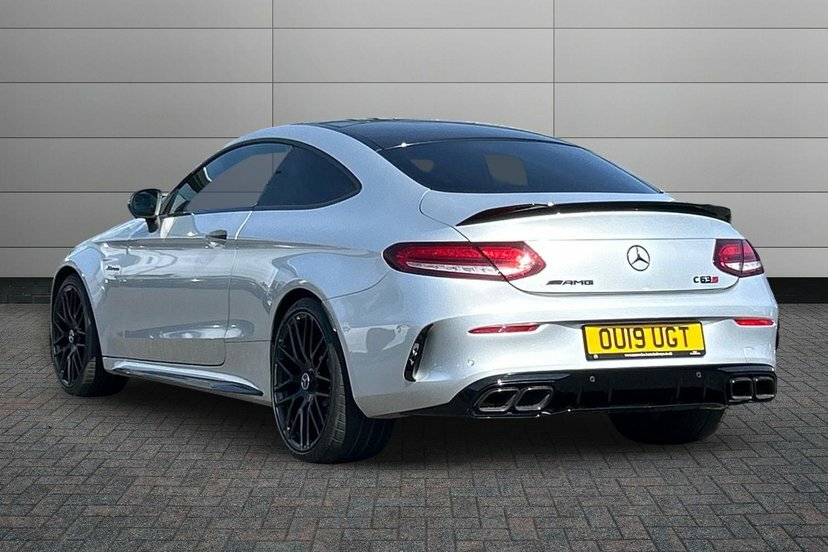 Mercedes-Benz C Class 4.0 C63 V8 Biturbo Amg S Premium Plus Coupe Silver #2