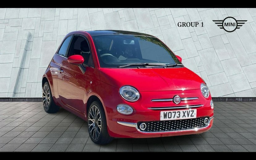 Fiat 500 1.0 Mhev Top Hatchback 70 Bhp Red