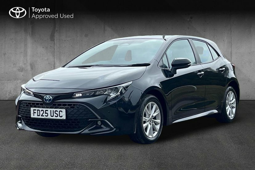 Toyota Corolla 1.8 Vvt-h Icon Hatchback Hybrid Cvt 14 Black #3