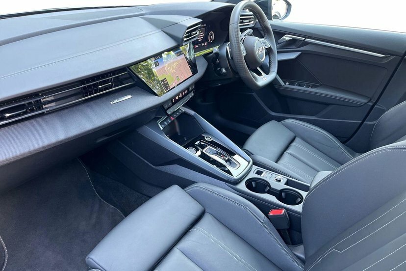 Audi A3 2.0 Tdi 35 Sport Sportback S Tronic Euro 6 5-Door Blue #2