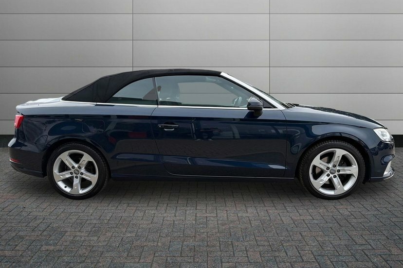 Audi A3 Cabriolet 2.0 Tdi Sport Convertible 150 P Blue #4