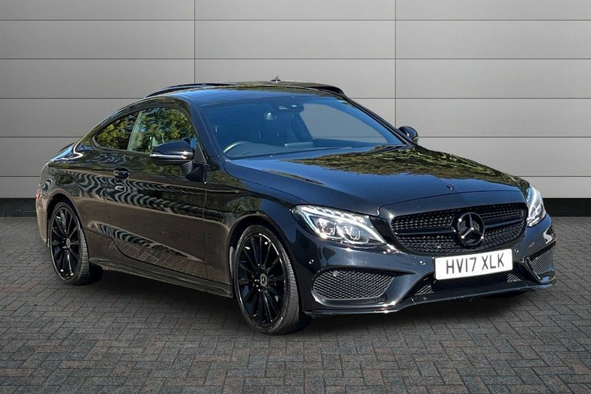 Mercedes-Benz C Class 2.1 C220d Amg Line Premium Coupe G-tr Black