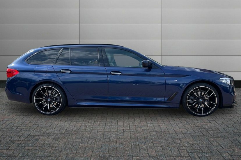 BMW 5 Series 2.0 520I M Sport Touring 184 Ps Blue #3
