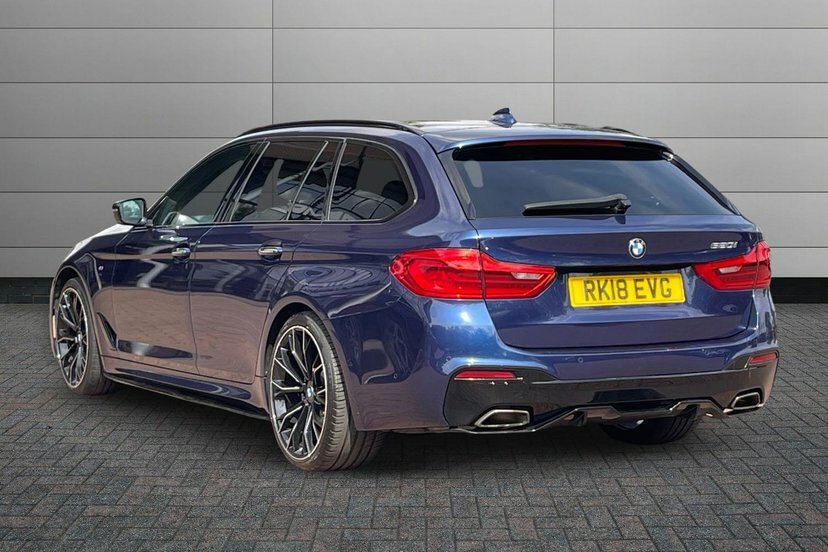 BMW 5 Series 2.0 520I M Sport Touring 184 Ps Blue #2