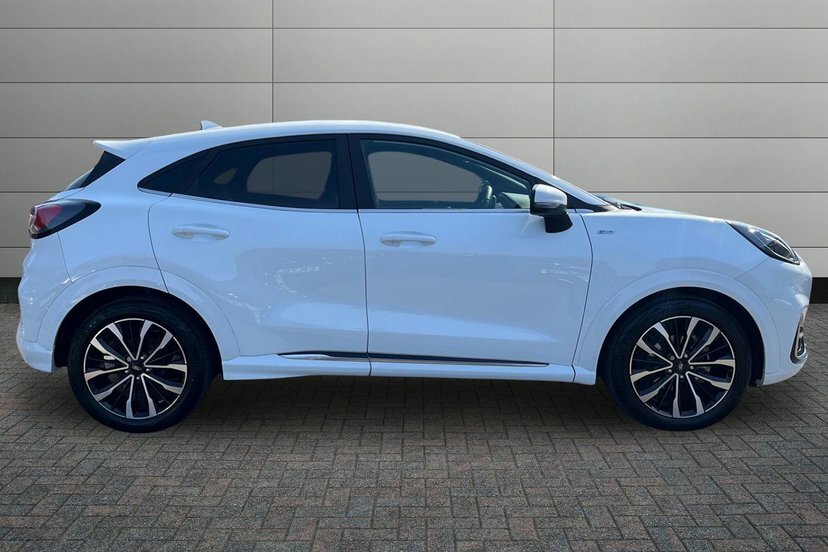 Ford Puma 1.0T Ecoboost Mhev St-line Vignale Suv White #4