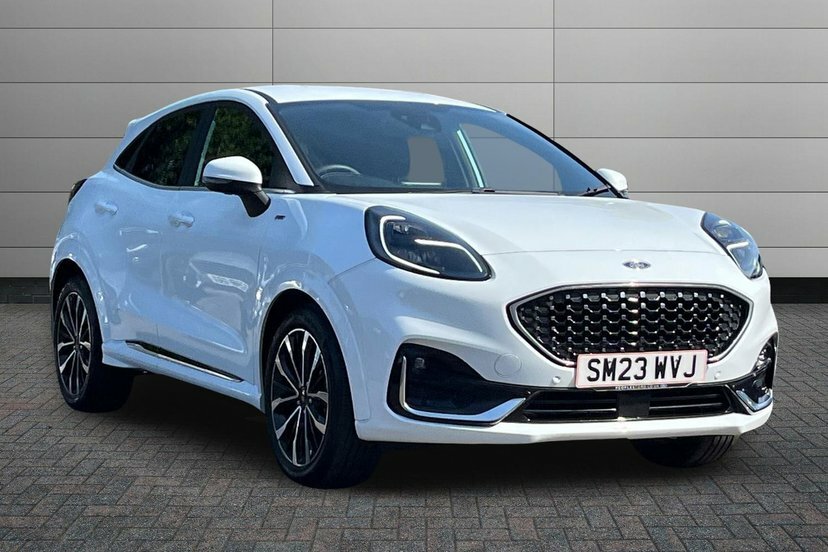 Ford Puma 1.0T Ecoboost Mhev St-line Vignale Suv White
