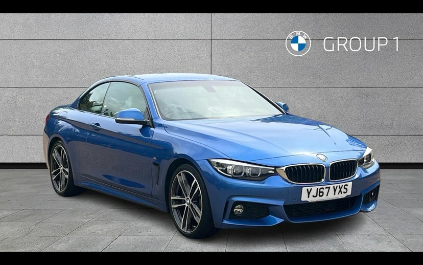 BMW 4 Series 430D M Sport Convertible Blue