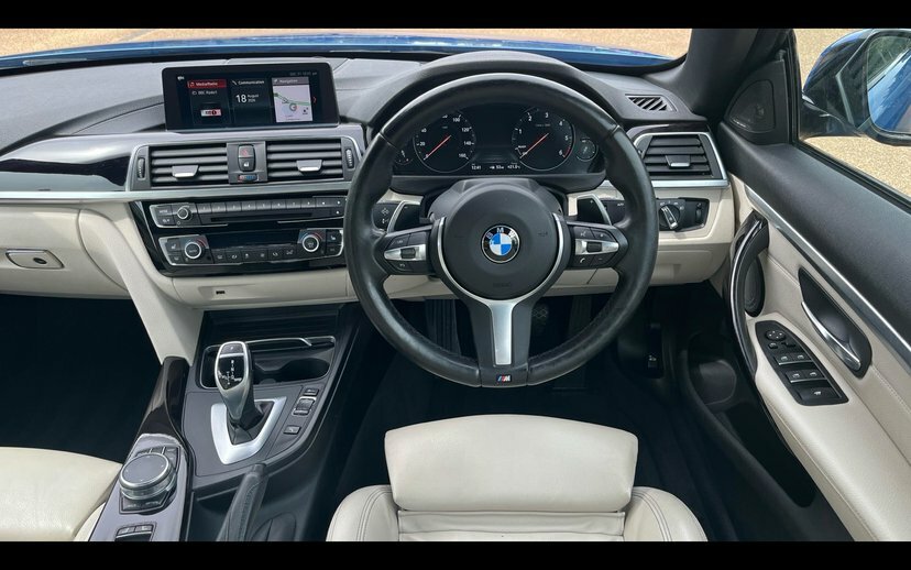 BMW 4 Series 430D M Sport Convertible Blue #5