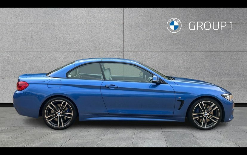 BMW 4 Series 430D M Sport Convertible Blue #3