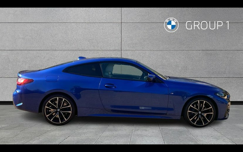 BMW 4 Series Gran Coupe 420D M Sport Coupe Blue #3