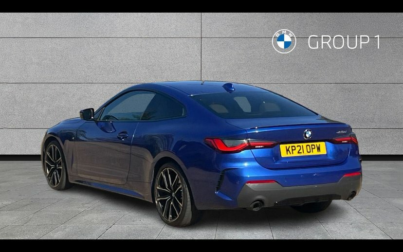 BMW 4 Series Gran Coupe 420D M Sport Coupe Blue #2