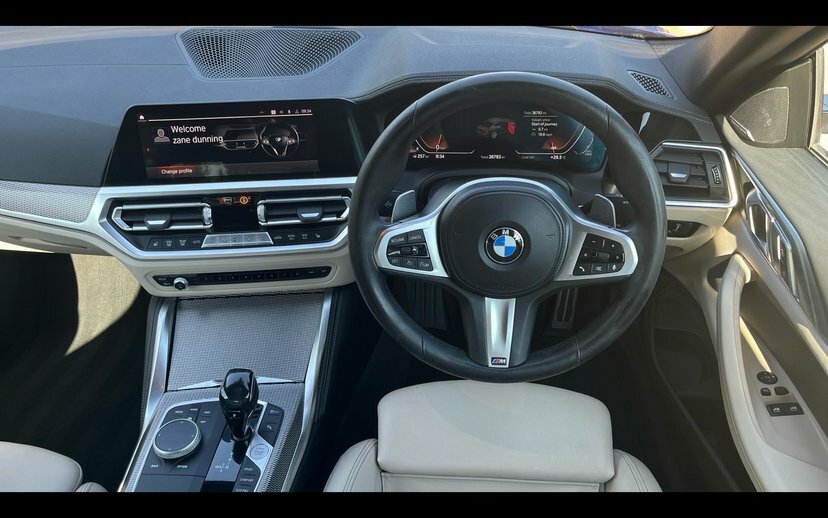 BMW 4 Series Gran Coupe 420D M Sport Coupe Blue #5