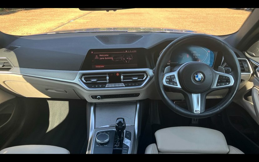 BMW 4 Series Gran Coupe 420D M Sport Coupe Blue #4