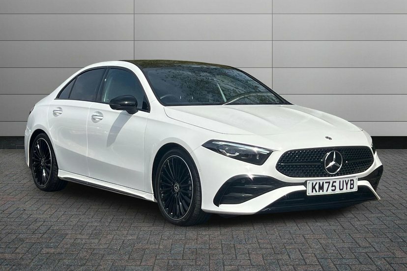 Mercedes-Benz A Class 1.3 A200h Mhev Amg Line Premium Plus Saloon White