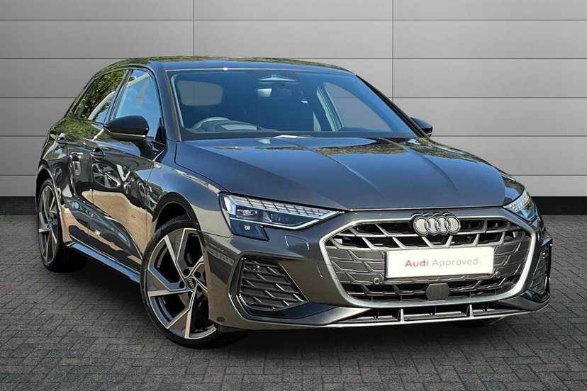Audi A3 1.5 Tfsi Black Edition Sportback S Tron Grey