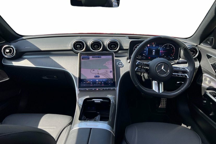 Mercedes-Benz C Class 1.5 C200h Mhev Amg Line Saloon Hybrid G Silver #7