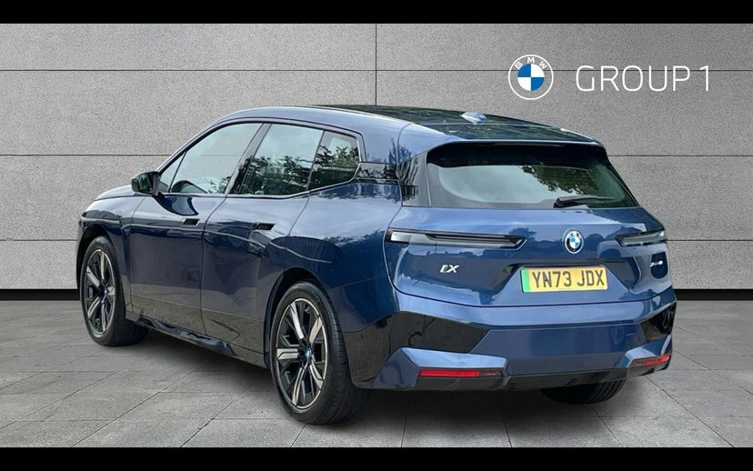 BMW iX Ix Xdrive40 M Sport YN73JDX Blue #2