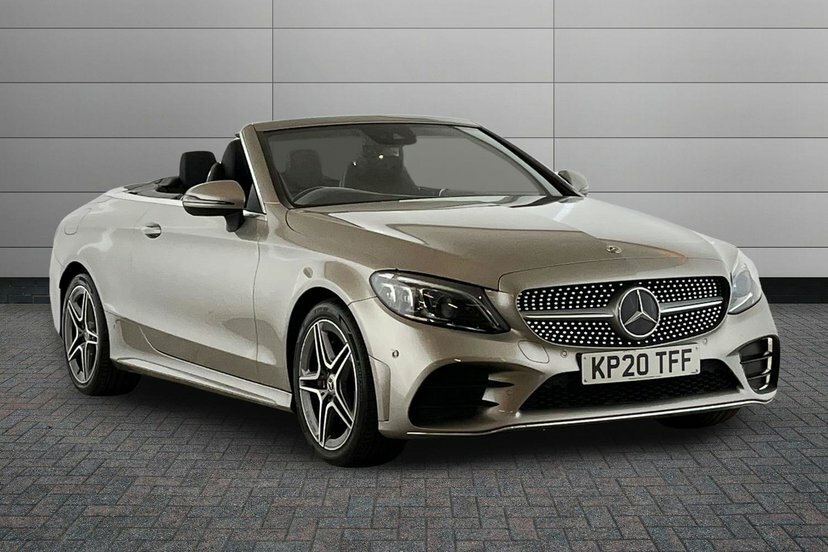 Mercedes-Benz C Class C220d Amg Line Edition Premium Cabriolet Silver