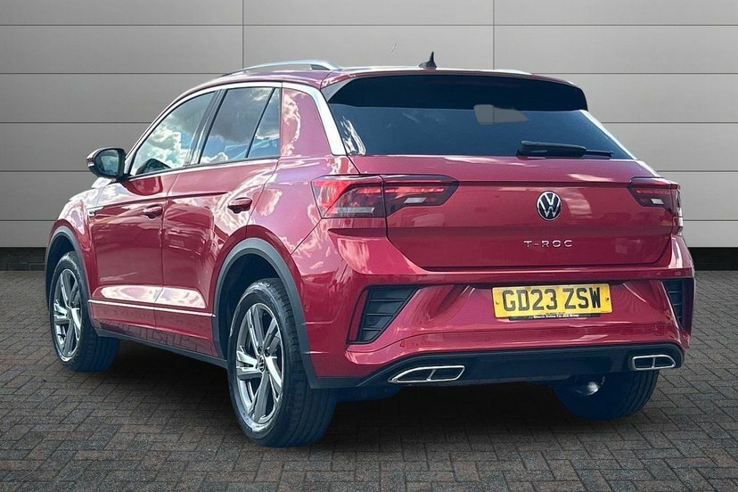 Volkswagen T-Roc 2.0 Tsi R-line Suv Dsg 4Motion 190 Ps Red #3