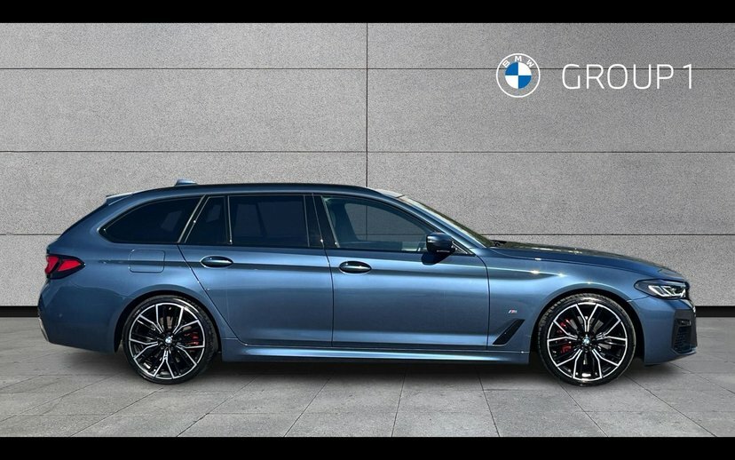BMW 5 Series 2.0 520D Mht M Sport Touring Hybrid Ste Blue #3