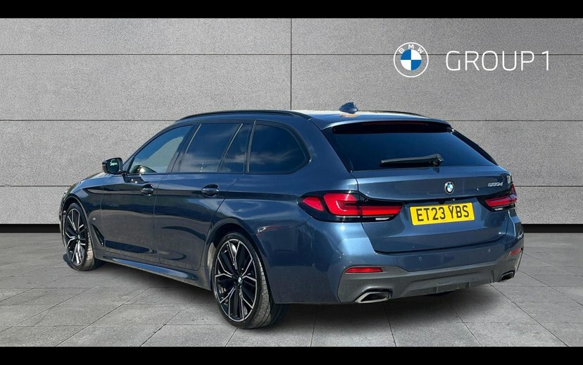 BMW 5 Series 2.0 520D Mht M Sport Touring Hybrid Ste Blue #2