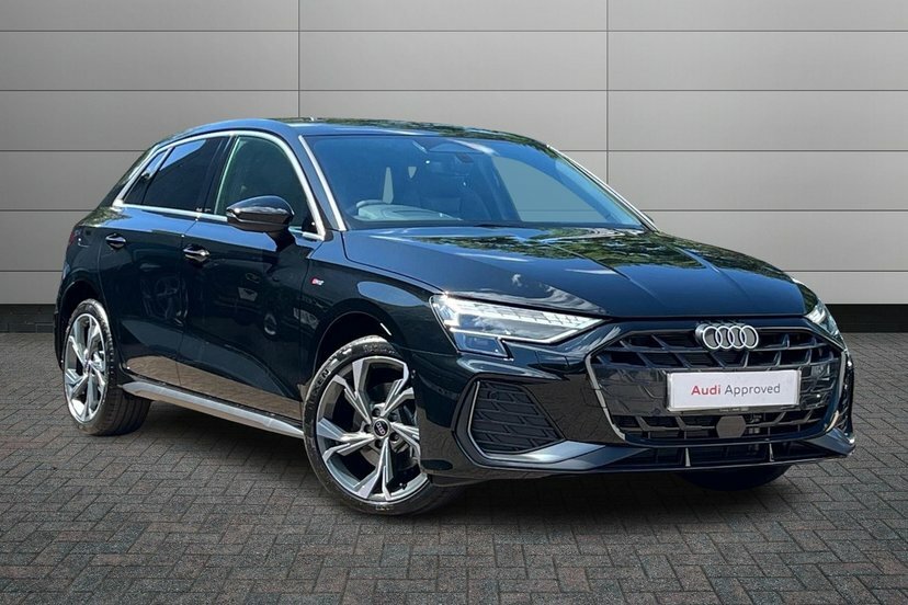 Audi A3 1.5 Tfsie S Line Sportback Plug-in Hybr Black