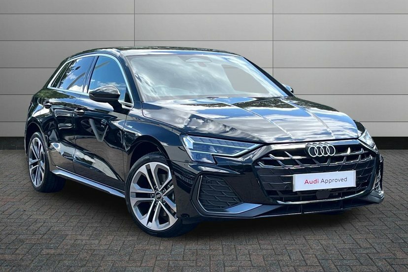 Audi A3 1.5 Tfsie S Line Sportback Plug-in Hybr Black