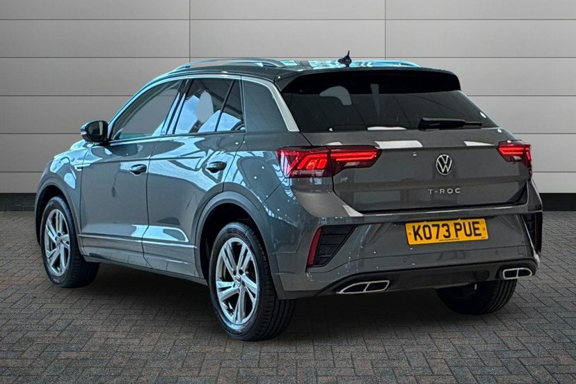 Volkswagen T-Roc 1.5 Tsi R-line Suv Dsg 150 Ps Grey #3