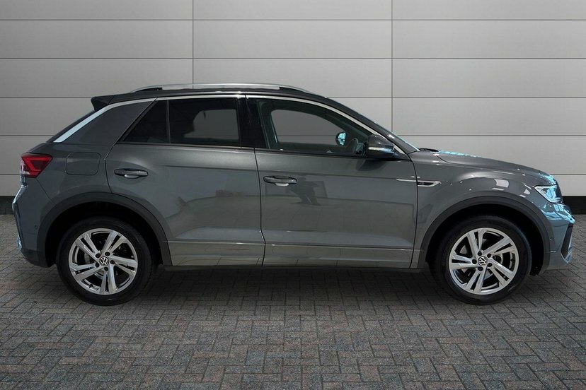 Volkswagen T-Roc 1.5 Tsi R-line Suv Dsg 150 Ps Grey #4