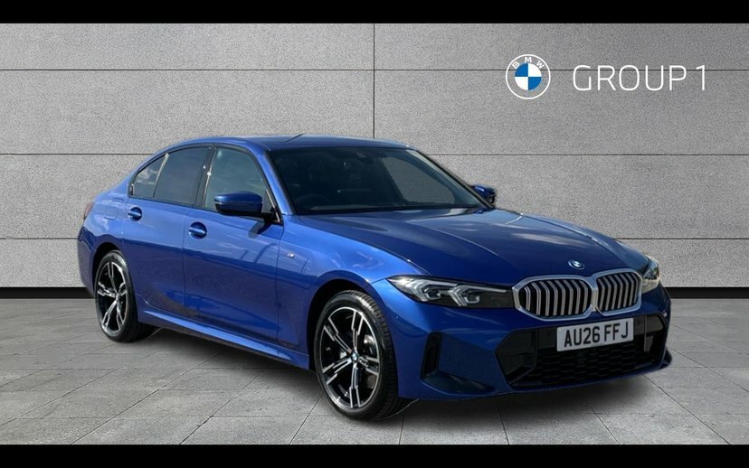 BMW 3 Series 330E M Sport Saloon Blue