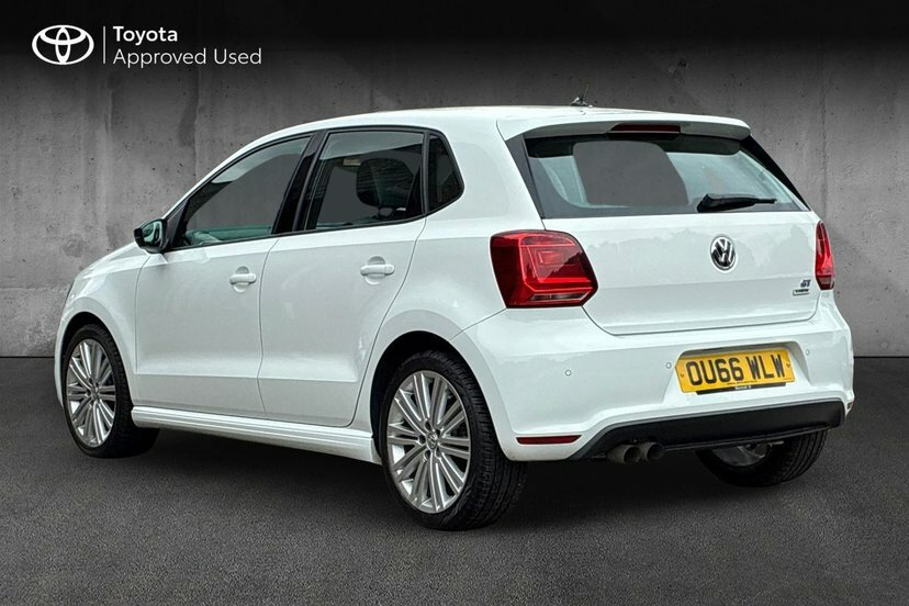 Volkswagen Polo 1.4 Tsi Bluemotion Tech Act Bluegt Hatchback P OU66WLW White #4