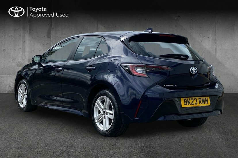 Toyota Corolla 1.8 Vvt-h Icon Hatchback Hybrid Cvt 14 Blue #4