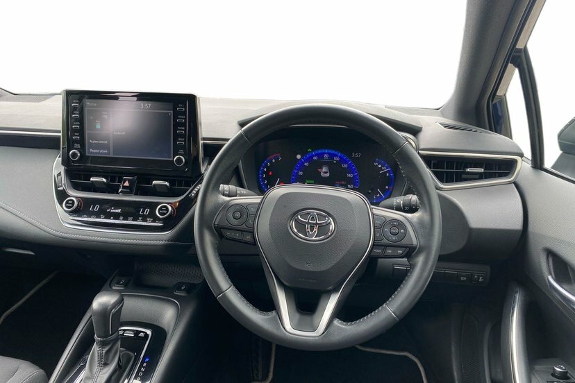 Toyota Corolla 1.8 Vvt-h Icon Hatchback Hybrid Cvt 14 Blue #6