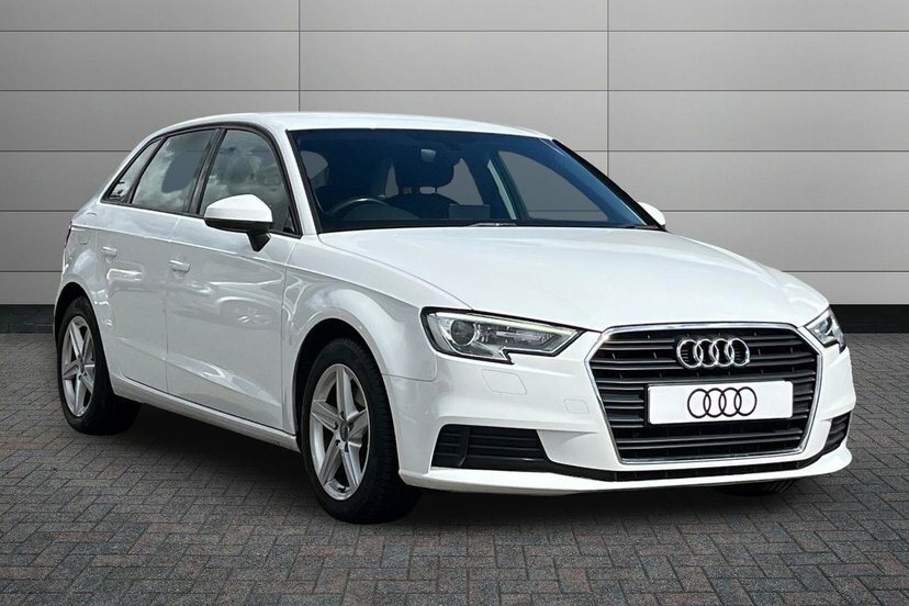 Audi A3 1.6 Tdi 30 Se Technik Sportback White