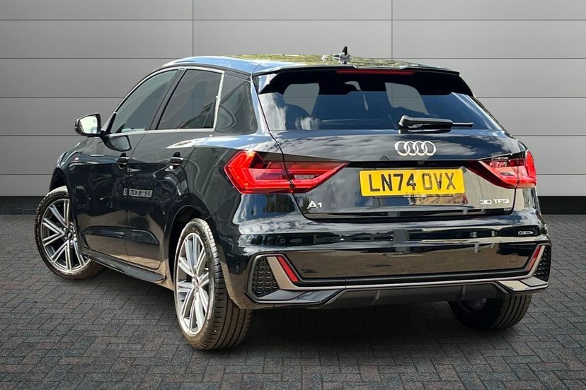 Audi A1 1.0 Tfsi 30 S Line Sportback S Tronic LN74OVX Black #3