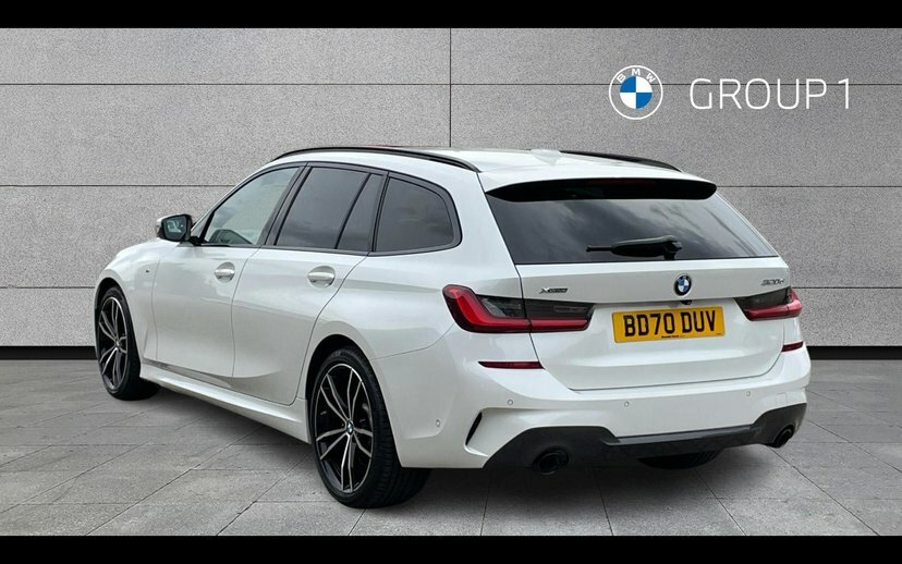 BMW 3 Series 2.0 320D M Sport Touring Xdrive 1 BD70DUV White #2