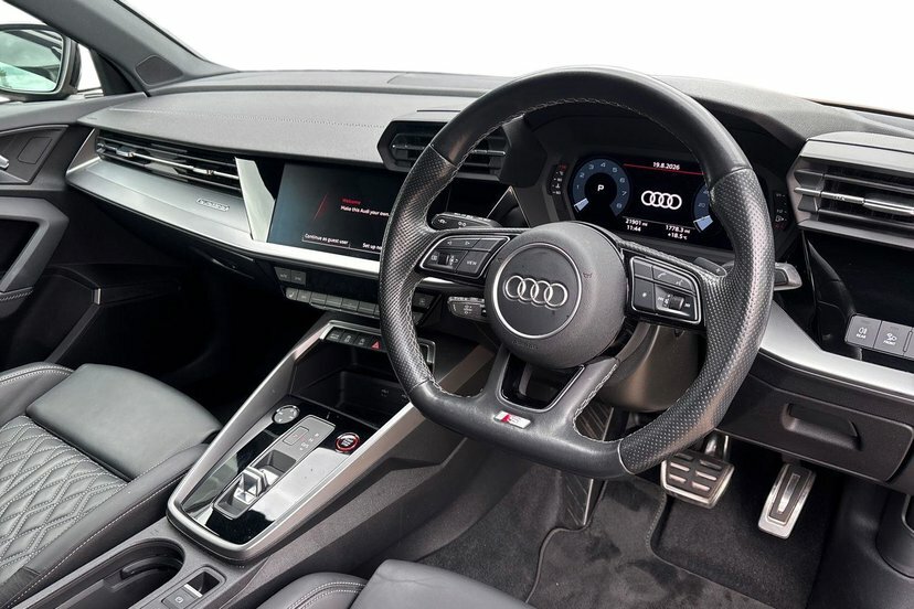 Audi S3 2.0 Tfsi Black Edition Sportback S Tron KF73XBL Black #6