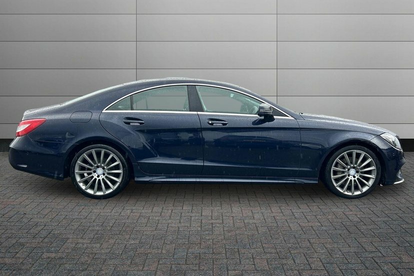 Mercedes-Benz CLS 3.0 Cls350d V6 Amg Line Premium Coupe Blue #3