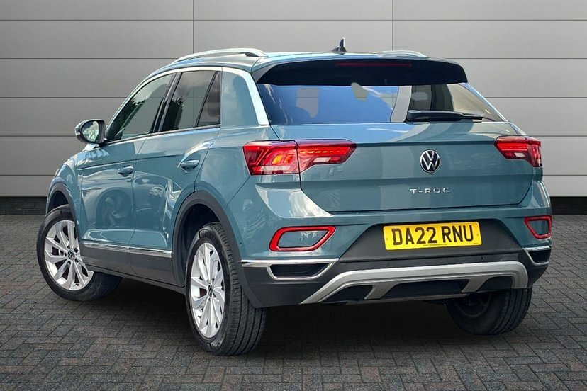 Volkswagen T-Roc 1.5 Tsi Style Suv Dsg 150 Ps Blue #3